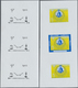 ** Kuwait: 1984, Science Club. Collective Progressive Die Proofs (10 Phases) In 10 Strips Of 3. Mint, N - Koeweit