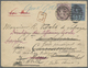 Br Laos: 1901. Envelope Addressed To Saravane, Laos Bearing Great Britain SG 174, 1d Lilac And SG 201, - Laos