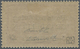 * Libanon: 1924, Airmails, 5pi. On 1fr. Red/olive With Double Overprint, Mint O.g. With Hing Remnant, - Libanon