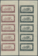 ** Libanon: 1930, Silkworm Growers Congress, 4pi. To 25pi., Complete Set Of Six Values As IMPERFORATE M - Lebanon