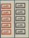 Delcampe - ** Libanon: 1930, Silkworm Growers Congress, 4pi. To 25pi., Complete Set Of Six Values As IMPERFORATE M - Lebanon