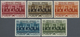 ** Libanon: 1936, Franco-Lebanese Treaty, Not Issued, Complete Set Of Five Values, Unmounted Mint. 2.06 - Lebanon