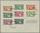 Libanon: 1937, World Exhibition, Complete Set Of Eight Values On F.d.c. "BEYROUTH R.P. 1.VII.37". Ma - Libanon