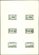 (*) Libanon: 1943, 2nd Anniversary Of Independence, Combined Proof Sheet In Green On White Bristol, Show - Lebanon