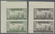 ** Libanon: 1943, 2nd Anniversary Of Independence, 25pi. To 500pi., Complete Set Of Ten Values As Imper - Lebanon