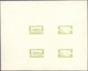 (*) Libanon: 1943, 2nd Anniversary Of Independence, Combined Proof Sheet In Yellow-green On Bristol, Sho - Lebanon