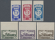 * Libanon: 1947, Lebanon At 12th Congress Of United Postal Union (UPU) Complete Set Of Six IMPERFORATE - Lebanon