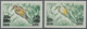 ** Libanon: 1972, Bird Definitive 32.50pia. With DOUBLE SURCHARGE '25 P.' With Normal Stamp For Compari - Libanon