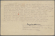 Br Mandschuko (Manchuko): 1943 (ca.). Special Prisoner Of War Card Written From ‘Sgt Hanson (1181), The - 1932-45 Mantsjoerije (Mantsjoekwo)
