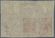 (*) Nepal: 1917, Bow And Khukris ½a Vermilion Tete-beche Pair, Unused (without Gum As Issued), With Full - Nepal