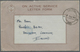 GA/ Niederländisch-Indien: 1938/46,  British Forces In NL-Indies,  N.A.A.F.I Letter Form Used "RAFPOST 2 - Nederlands-Indië