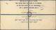 GA Palästina: 1930. Large Size Registered Postal Stationery Envelope (vertical Fold) 13m Indigo Upgrade - Palestine