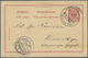GA Philippinen: 1898 "SALUD DE MANILA" Illustration On Back Of German Navy Ship Mail Postal Stationery - Philippines