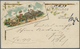 Philippinen: 1899, US 2 C. Unovpt. Tied Oval Bars To Colour Ppc "Private Mailing Card" Showing On Re - Filippijnen