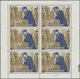 ** Ras Al Khaima: 1965/1966, J.F.Kennedy, Both Issues (without/with Overprint), Each As Mini Sheets Of - Ra's Al-Chaima