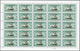 ** Ras Al Khaima: 1965, Abraham Lincoln Overprint, Complete Set Of Three Values As Sheet Of 25 Stamps W - Ras Al-Khaima