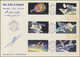 Ras Al Khaima: 1972, Skylab Program, Perf./imperf. Issue, Complete Set Of Six Values Each On Two F.d - Ras Al-Khaima