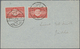 Br Saudi-Arabien - Hedschas: 1916, Two 1/2 Pia. Red Perf 12 Together On Cover Tied By "MEKKE EL MUKEREM - Saudi Arabia