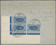 Br Saudi-Arabien - Hedschas: 1916, 1 Pia. Blue Perf 10 On Cover Tied By All Arabic "MEKKE EL MUKEREME" - Saoedi-Arabië