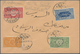 Br Saudi-Arabien - Hedschas: 1917, Mix Franking Between First And Second Issue, First Issue 1/2 Pia. Re - Saoedi-Arabië