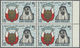** Abu Dhabi: 1968, 2nd Anniversary Assumption Of Power, Complete Set Of Four Values As Blocks Of Four, - Abu Dhabi