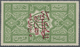 * Saudi-Arabien - Hedschas: 1925, "Al Hukumat", Reversed Red Overprint On ¼pi. Green,, Superfinely Rou - Saudi Arabia