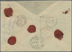 Br Saudi-Arabien - Nedschd: 1929, Registered Cover Bearing Three 1 1/2 Pia. Grey Tied By Red "MEKKE-I M - Saoedi-Arabië