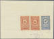 Brfst Saudi-Arabien: 1927, Hejaz Railway Stamp 1 Pia Grey Blue Cancelled On Piece (folded) "ALHUKUMA AL AR - Saoedi-Arabië