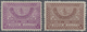 * Saudi-Arabien: 1942, Definitives "Symbols", 100g. Purple And 200g. Brown, Fresh Colours And Normally - Saoedi-Arabië