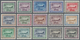 ** Saudi-Arabien: 1960, Airmails Complete Set Of 15 Values, Mint Never Hinged, Michel Catalogue Value 2 - Saudi Arabia