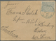 Br Saudi-Arabien - Stempel: 1897, "DJEDDA 14/3/97" (Coles Walker No.10) In Blue On Cover Bearing 1 Pia. - Saudi Arabia