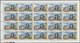 ** Schardscha / Sharjah: 1966, Fishes, 1np. To 10r., Complete Set Of 17 Values As (folded) Sheets Of 20 - Sharjah