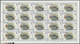 Delcampe - ** Schardscha / Sharjah: 1966, Fishes, 1np. To 10r., Complete Set Of 17 Values As (folded) Sheets Of 20 - Sharjah