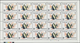 Delcampe - ** Schardscha / Sharjah: 1966, Fishes, 1np. To 10r., Complete Set Of 17 Values As (folded) Sheets Of 20 - Sharjah