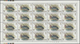 Delcampe - ** Schardscha / Sharjah: 1966, Fishes, 1np. To 10r., Complete Set Of 17 Values As (folded) Sheets Of 20 - Sharjah