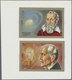 ** Schardscha / Sharjah: 1972, Scientists Galilei 1r. And Edison 3r. Printed Together In Sheet Form In - Sharjah