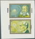 ** Schardscha / Sharjah: 1972, Scientists Galilei 1r. And Edison 3r. Printed Together In Sheet Form In - Sharjah