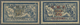 * Syrien: 1920, Merson 5fr. Blue/creme With Opt. 'O.M.F. Syrie 100 PIASTRE' In BLACK And RED, Mint Lig - Syrië