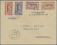 Syrien: 1923, Two Air Mail Overprinted Sets On Covers From DAMAS To ALEXANDRETTE And Egypt, One Stam - Syria