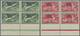 ** Syrien: 1924, Olympic Games Paris Complete Set In Blocks Of Four, Mint Never Hinged, Michel Catalogu - Syrië