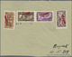 Syrien: 1926, Flight Cover "KATANA - DAMASCUS - RAYAK", Dated 11/July 1926, Franked With Air Mail Se - Syrië