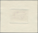 Delcampe - (*) Syrien: 1934, 10 Years Republic Air Mail Issue Three Sunk Die Proofs Without Value On Thick Paper, C - Syria