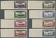 * Syrien: 1937, Airmails, IMPERFORATE, Complete Set Of Eight Right Marginal Values, Mint O.g. With Hin - Syrië