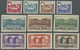 **/* Syrien: 1940, Definitives 'landscapes' Complete IMPERFORATE Set, MNH Or Mint Hinged With Small Gum F - Syrië