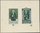 (*) Syrien: 1942, 1st Anniversary Of Independence, Combined Proof Sheet Showing Both Designs In Green, B - Syrië