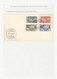 ** Syrien: 1955, UN Complete Set Of Four Imperf Blocks Of Four, FDC, Trial Color Proofs And Four Trial - Syria