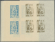 ** Syrien: 1957, 4th International Fair In Damascus Complete Set In IMPERFORATE Special Miniature Sheet - Syria