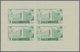 ** Syrien: 1958, GPO Damascus Complete Set In IMPERFORATE Special Miniature Sheets With Four Stamps Eac - Syrië