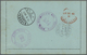 GA Thailand: 1907. Registered Postal Stationery Letter Card 10b Carmine Upgraded With SG 93, 2a Grey An - Thailand