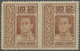 * Thailand: 1917 2s. Yellow-brown Horizontal Pair, Variety IMPERFORATED BETWEEN, Mint Lightly Hinged, - Thailand